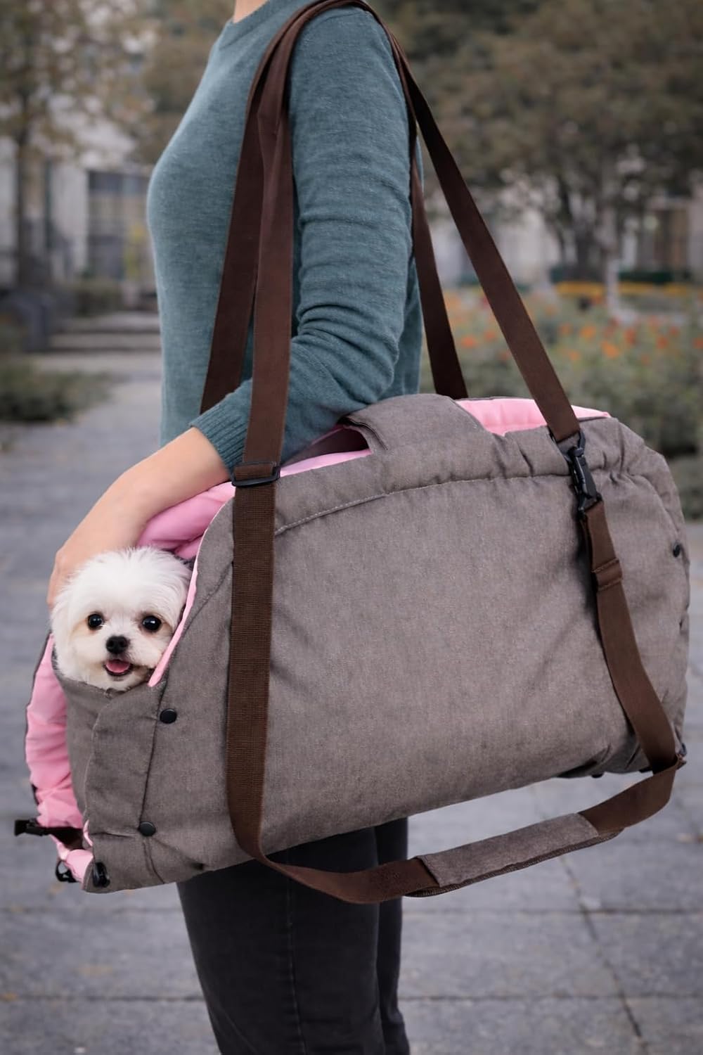 Tragetasche WELPE Xenos 2 IN 1 Taupe 62x26x28CM