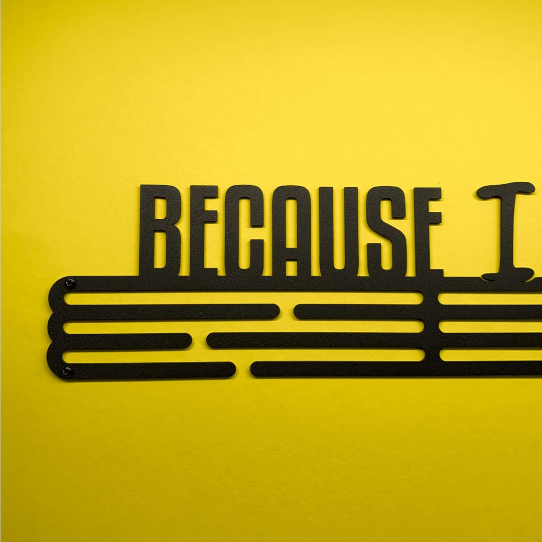 United Medals Because I CAN Medaillenhalter Stahl | Medaillen Aufhänger | Medal Hanger Holder Displa