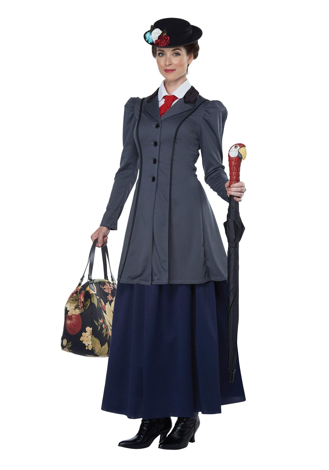 California Costumes Damen Kindermädchen Kostüm, grau, L L Grau, L Grau