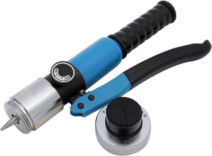 KATSU Hydraulischer Rohraufweiter Bördelwerkzeugsatz 3/8"- 1-5/8" O.D.Tubing mit 11 Köpfen für Weich