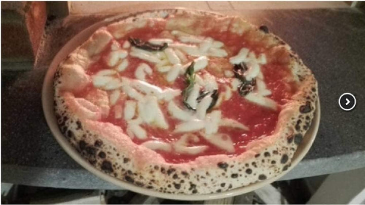 Megashopitalia Casapulla Keks aus Schamottestein für Pizza, Backofen, hergestellt in Italien (rund Ø