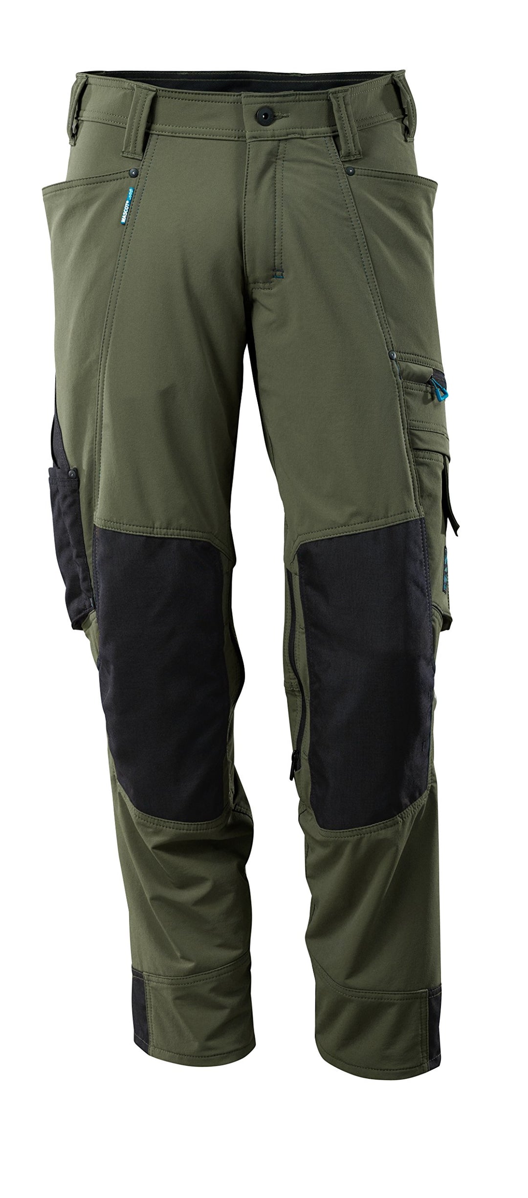 Mascot 17179-311 Bundhose "Stretch" - Advanced, grün, 76C56 56 Grün, 56 Grün