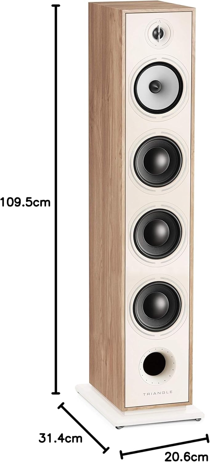 Triangle - BOREA BR09 Hi-Fi Standlautsprecher - Belastbarkeit 170W - Leistung 92 dB/W/m - 16 cm Laut