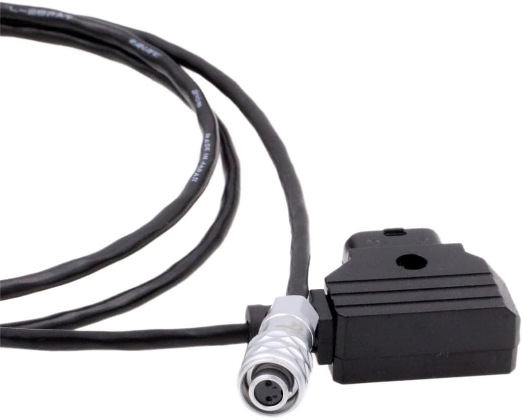 HangTon BMPCC 4K 6K Pro 2 Pin D-Tap P-Tap Stromkabel für Blackmagic Design Stativ Gimbal 2M, V-Mount