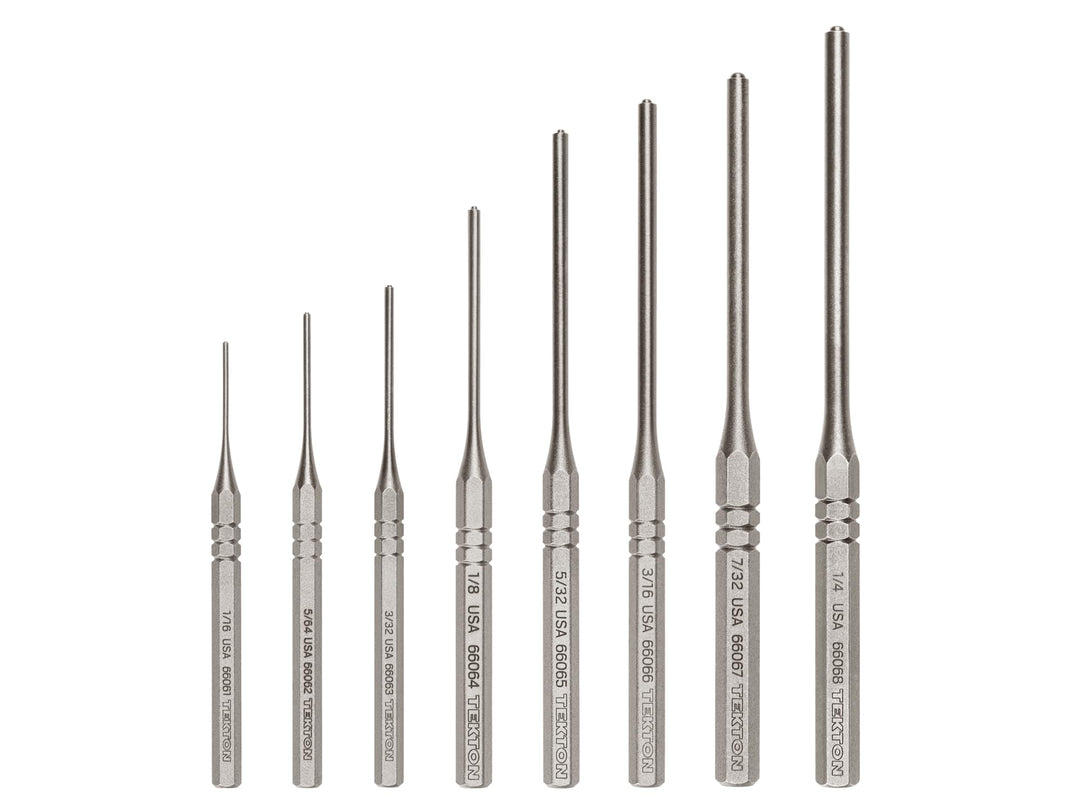 TEKTON Splintentreiber-Set, 8-teilig (1/16-1/4 Zoll) | PNC93001, Splintentreiber-Set
