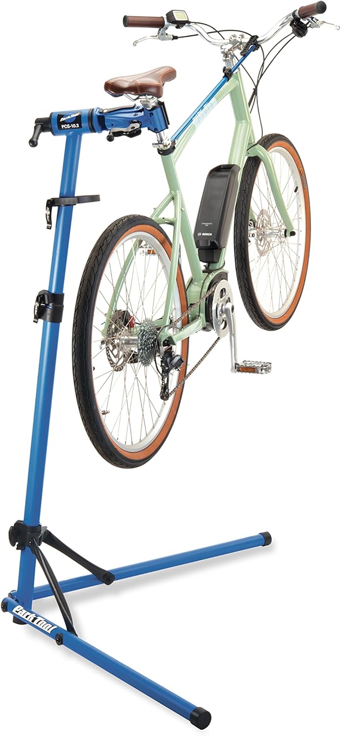 Park Tool PCS-10.3 Reparaturständer für Heimmechaniker Einzelbett Bundle mit Kettenreinigungsgerät,