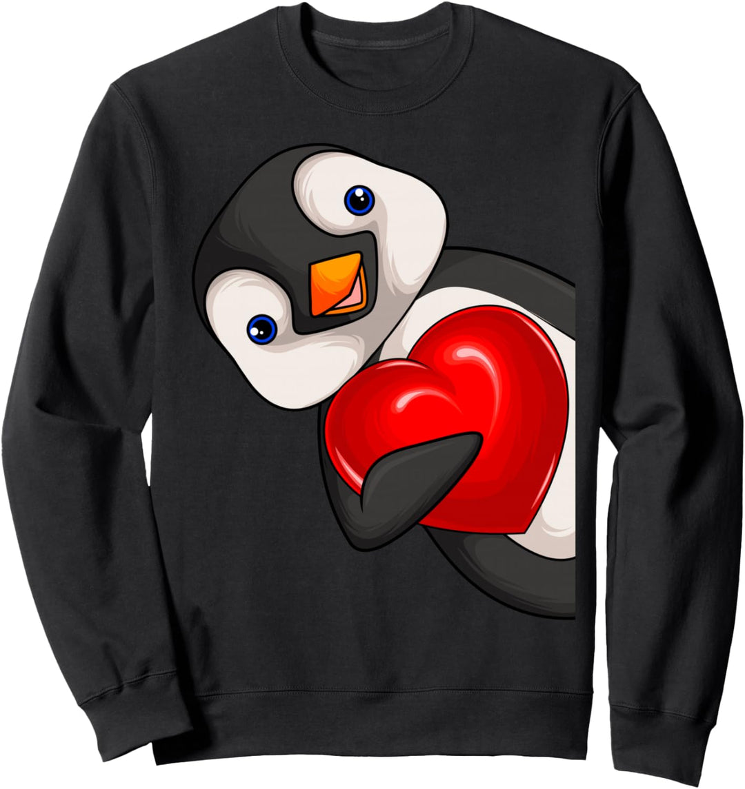 Pinguin Mädchen Damen Kinder Penguin Sweatshirt