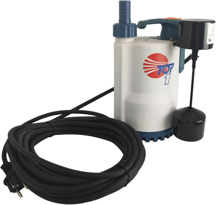 Hebepumpe Pedrollo Top 220 V, 1 g, Regenwasser, vertikal, 9,6 m³/h, 0,25 kw