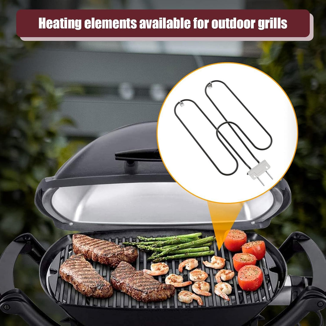 Heizelement 66816 für Weber Elektrogrill,Grillheizelemente Ersatzteil Kompatibel mit Q240,Q2400 Gril