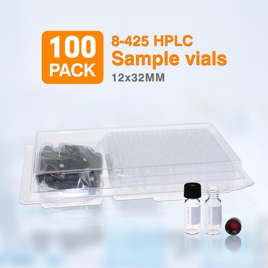 ALWSCI 2ml HPLC-Fläschchen Glasfläschchen, Labor-Klarsicht-Autosampler Vials, 8-425 Klarsicht-Fläsch