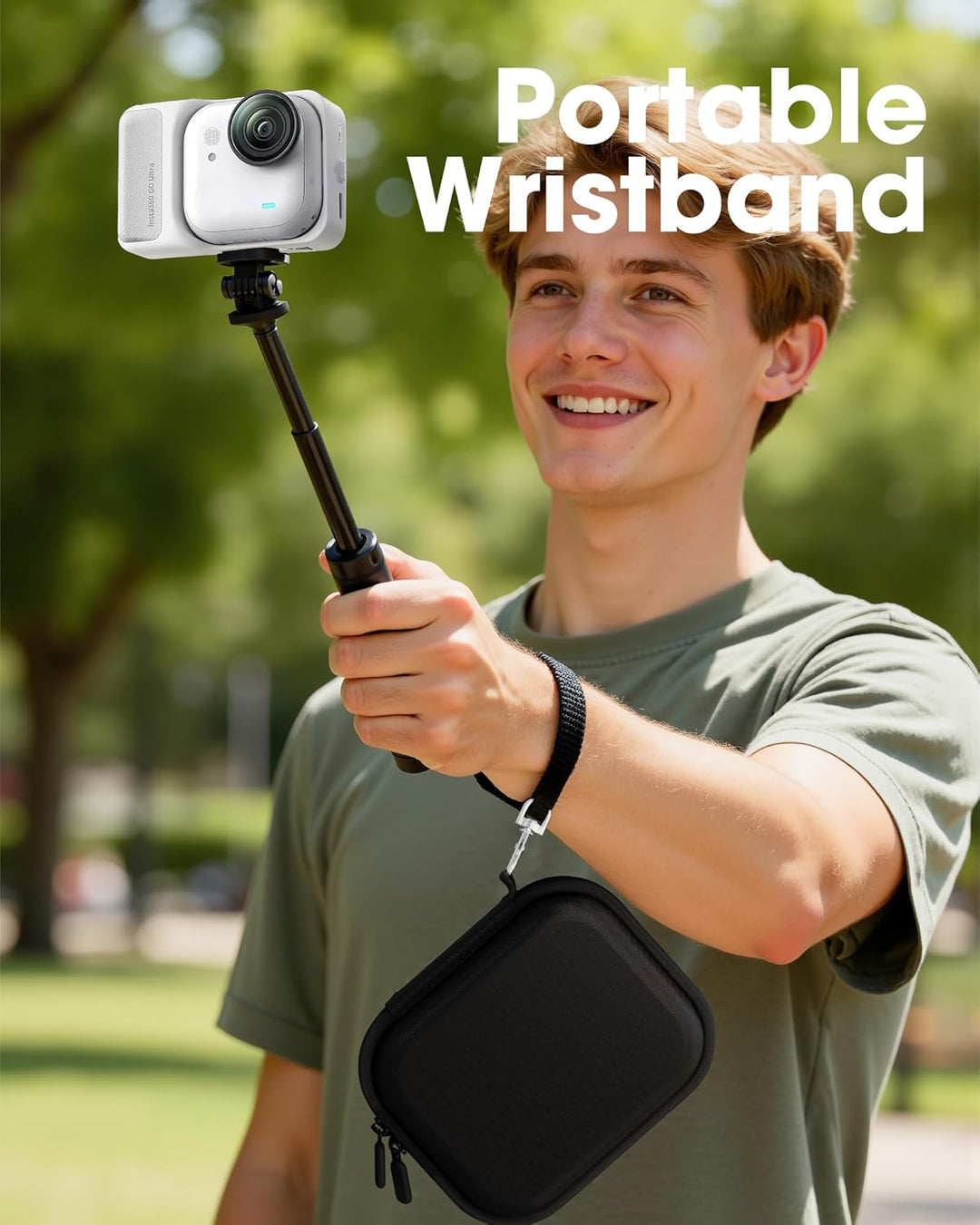 ProCase Tragetasche für Insta360 GO Ultra Standard-Bundle + Tragetasche für DJI Neo 2