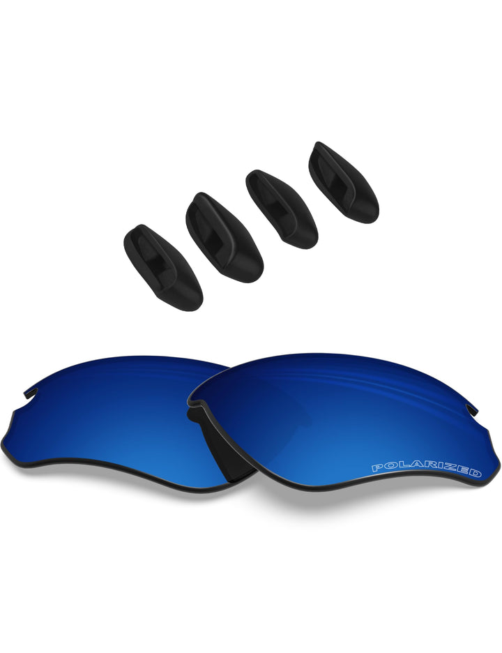 BlazerBuck Polarisierte Ersatzgläser für Oakley Flak Draft OO9364 Midnight Blue Polarized