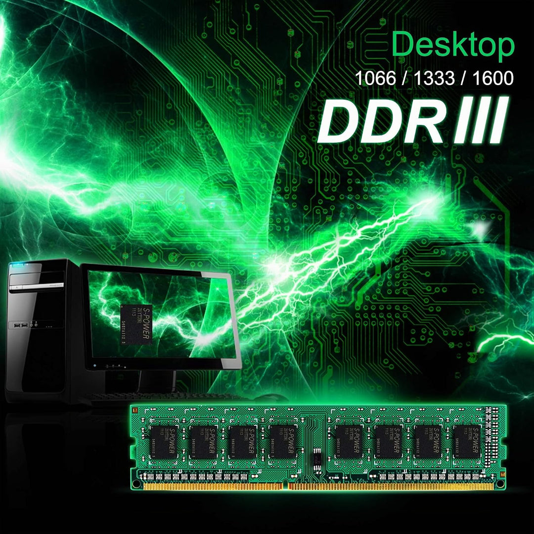 Silicon Power DDR3L 8 GB RAM 1600 MHz (PC3 12800) 240 Pin CL11 1,35 V Non-ECC unbuffered UDIMM-Deskt