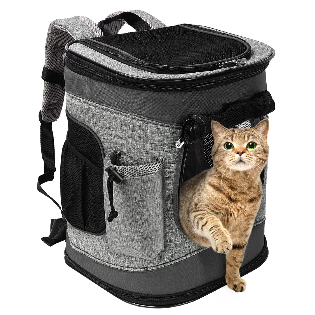 Kritter Planet Haustier-Rucksack mit Mesh-Fenster, atmungsaktive und Faltbare Hundetasche für Hunde