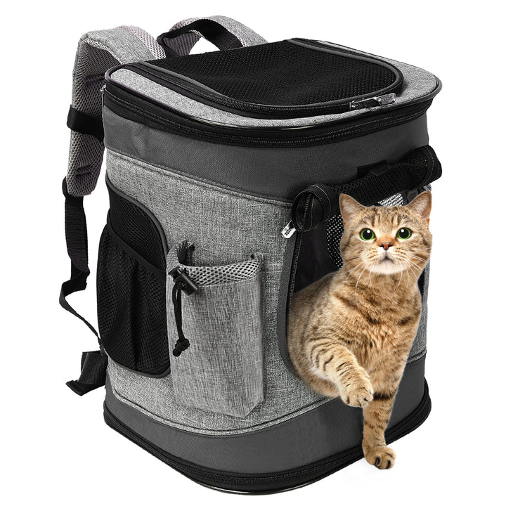 Kritter Planet Haustier-Rucksack mit Mesh-Fenster, atmungsaktive und Faltbare Hundetasche für Hunde