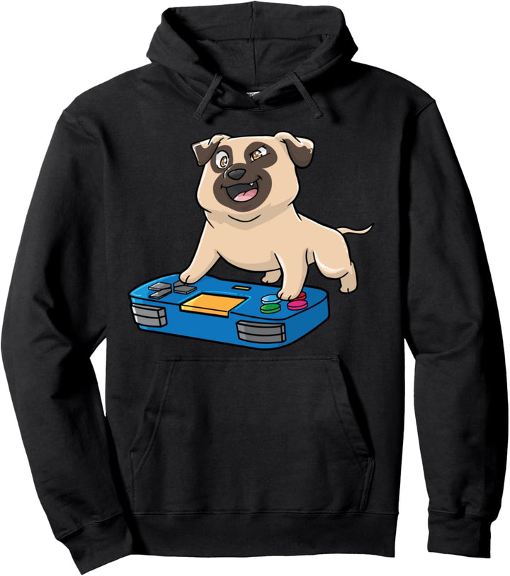 Bullmastiff Anime Gaming Gamer Kawaii Pullover Hoodie