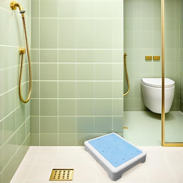 Beavorty Rutschfester Badewannentritt mit Nonslip Design aus Pp und TPR Minimalistischer Badewannent