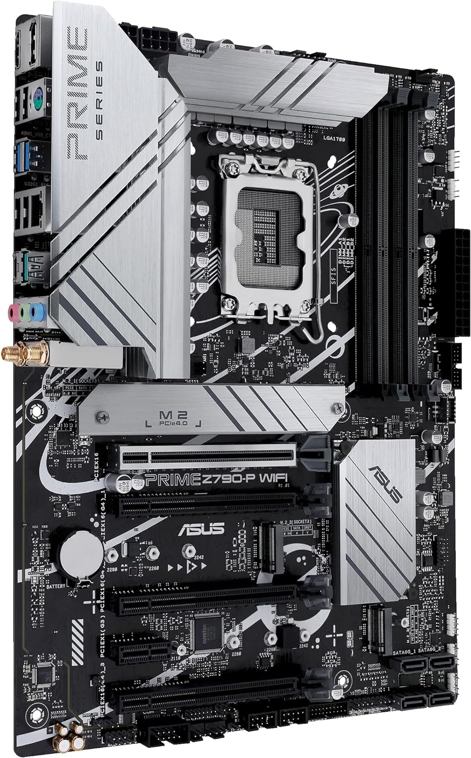 ASUS Prime Z790-P WIFI-CSM Mainboard Sockel Intel LGA 1700 (ATX, PCIe 5.0, DDR5, 3x M.2, WIFI 6, HDM