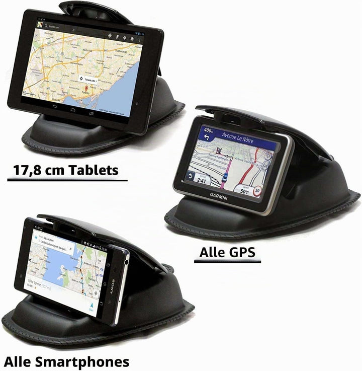 Navitech Schwarz Ultra Halt Armaturenbrett Montierung - Kompatibel Mit Dem Tomtom GO Exclusive 7" Sa
