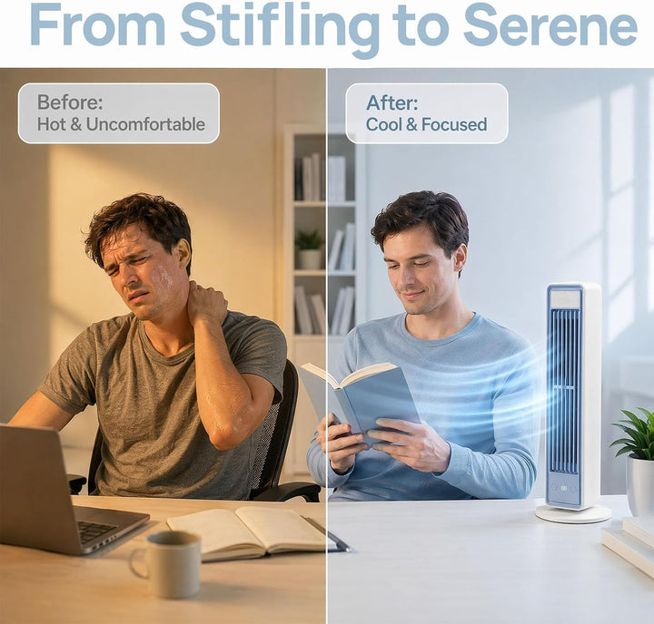 BreezaMax Air Kühlkönig, Airzuma Portable, Polar Breeze–BreezaMax Mini Cooling Ace, Leise &amp; Energiee