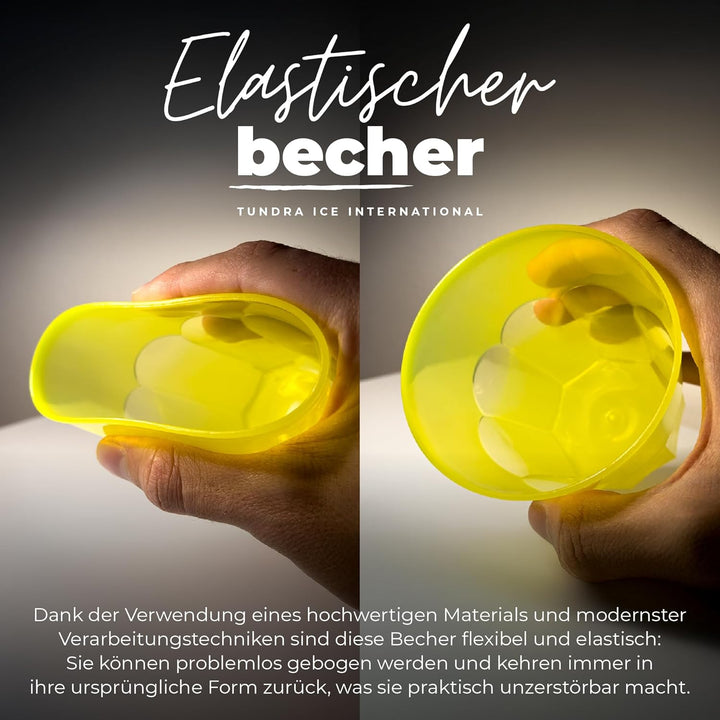 TUNDRA ICE INTERNATIONAL - Packung 48 CockTAIL-Gläser USA & RE-USA Leicht 300 ml, BPA-frei, bunt, au