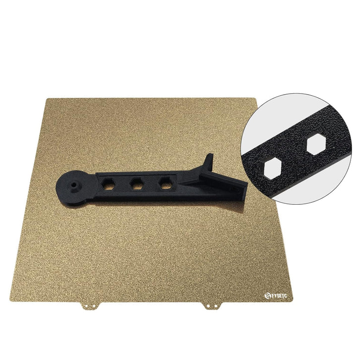 BCZAMD Ender 5 Plus 3D-Druck plattform Doppelseitiges Pulverbeschichtetes Ohne Maagnetiic sticker Dr