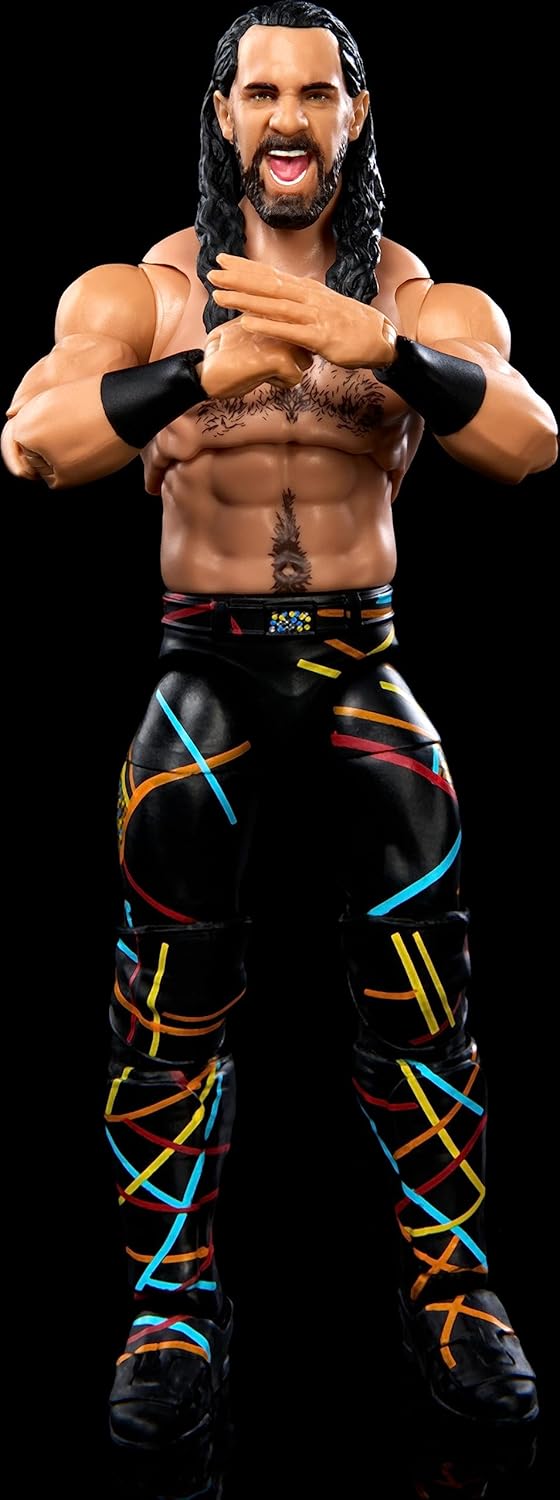 Mattel WWE Seth Rollins Ultimate Edition Actionfigur mit austauschbarem Zubehör, Artikulation und le