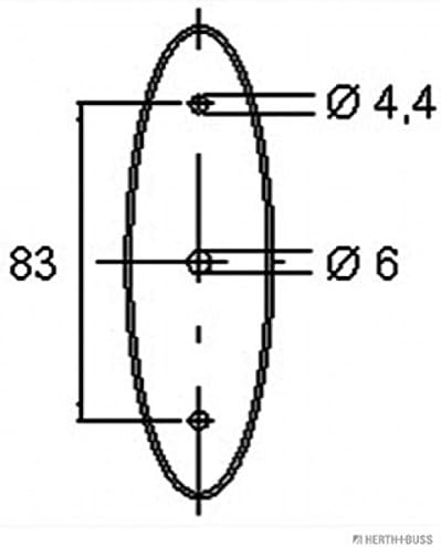 Jakoparts 82710353 Umrissleuchte