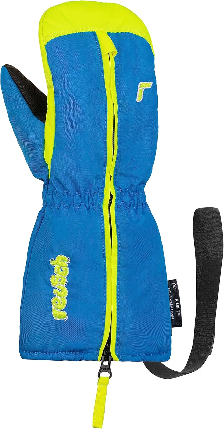 Reusch Kinder Tom Handschuhe Skihandschuhe Fingerhandschuhe blau-gelb II (ca. 2-3 Jahre), blau-gelb