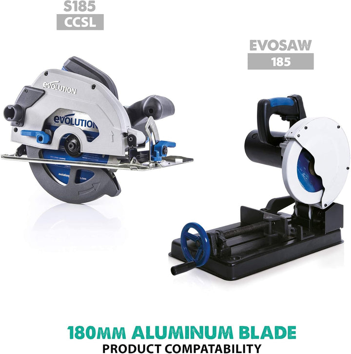 Evolution Evoblade 230 AL Kreissägeblatt für Aluminium, Wolframcarbid (TCT), 230 mm