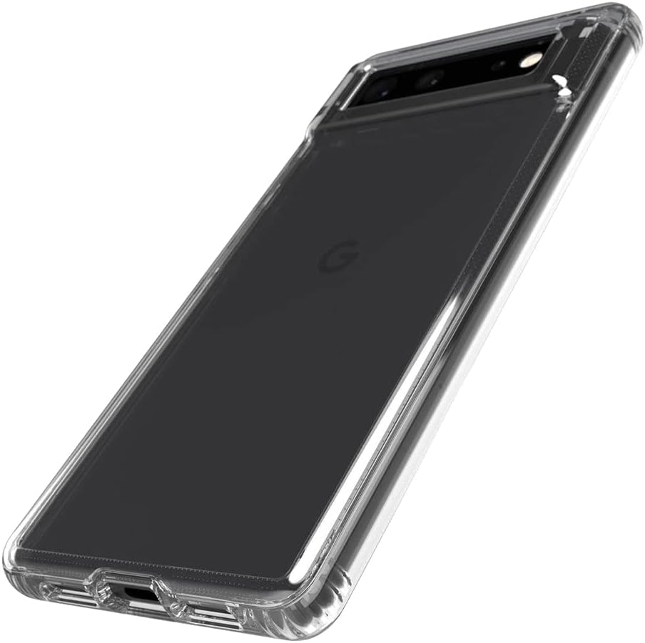 tech21 Evo Clear für Google Pixel 6 - Kristallklare Handyhülle mit 3,6 m Multi-Drop-Schutz Pixel 6 E