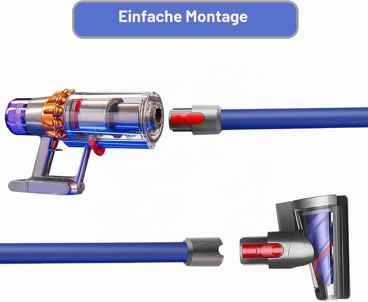 Qygba Ersatzteile Verlängerungsrohr für Dyson V7 V8 V10 V11 V15 Staubsauger, Saugrohr Länge 73 cm, R