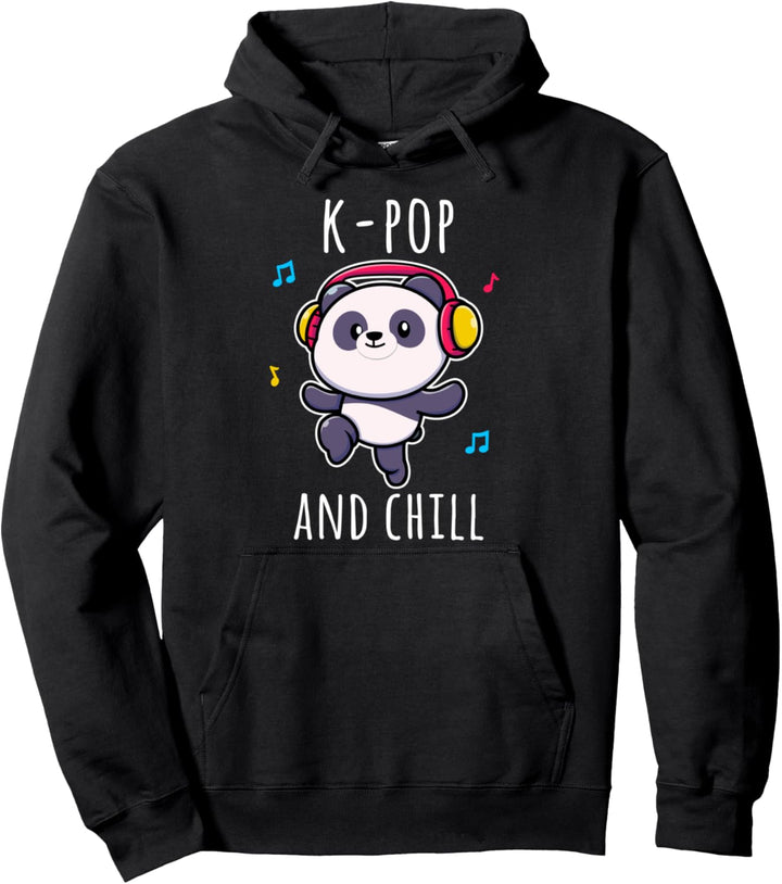 K-Pop and Chill K-Pop süsser Kawaii Panda Pullover Hoodie