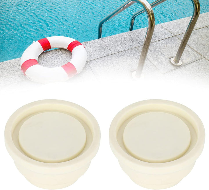 Alvinlite Schwimmbadleiter Stossstange Gummistopfen, Universal Pool Leiter Gummi Endkappen Sicherhei