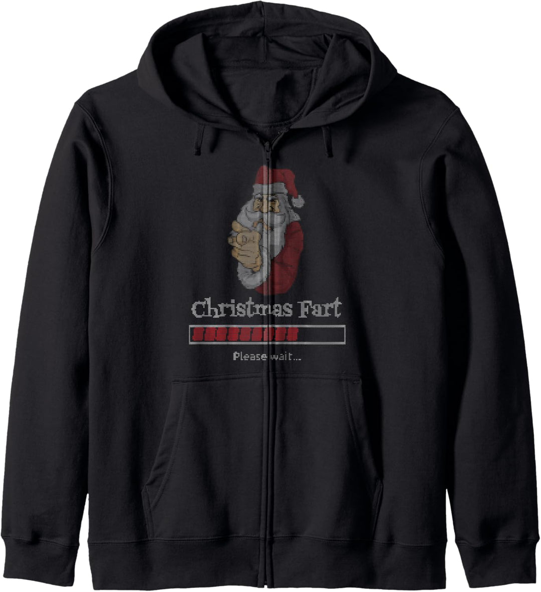 Weihnachtsfurz-Geschenk für den Vater Kapuzenjacke