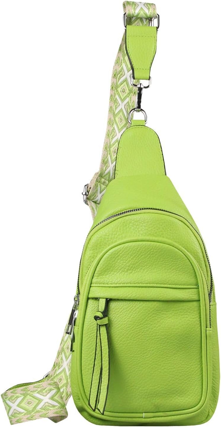 ITALYSHOP24 OBC Damen Bodybag Sling Tasche Rucksack Gürteltasche Crossbag Crossover Schultertasche C