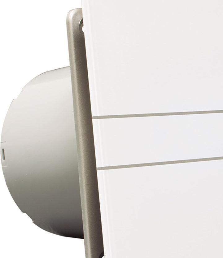Ventilator Lüfter CATA E-100GT B,Timer, Weiss Glasfront