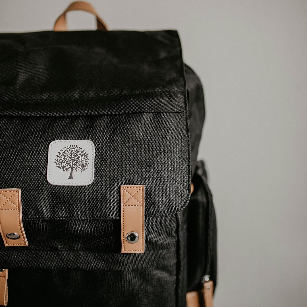 Parker Baby Wickelrucksack – grosse Wickeltasche mit isolierten Taschen, Kinderwagengurten und Wicke