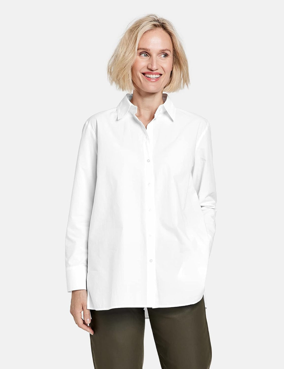 Gerry Weber Damen Bluse 36 Weiss, 36 Weiß