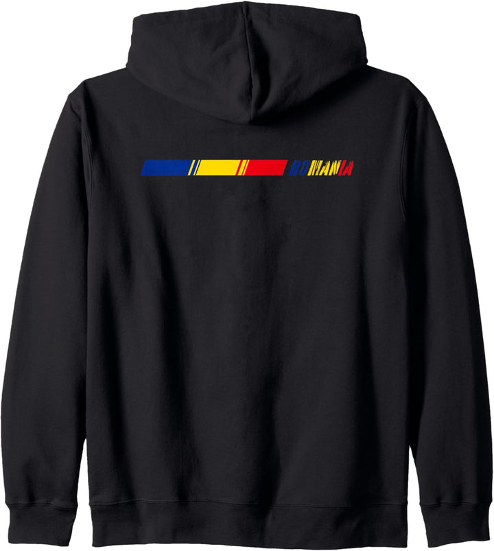 Flagge Rumanien Kapuzenjacke