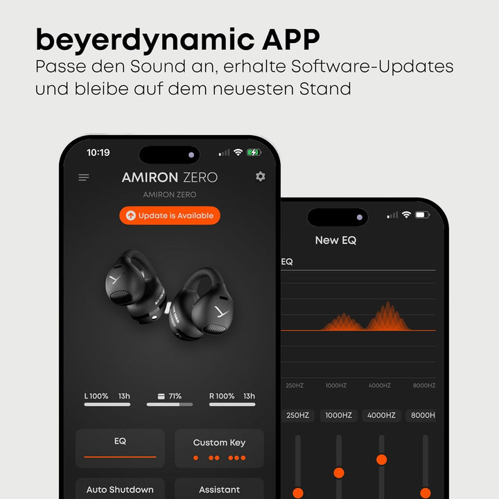 beyerdynamic AMIRON Zero Open-Ear Kopfhörer mit offenem Klangkonzept und innovativem Clip-Design, Bl