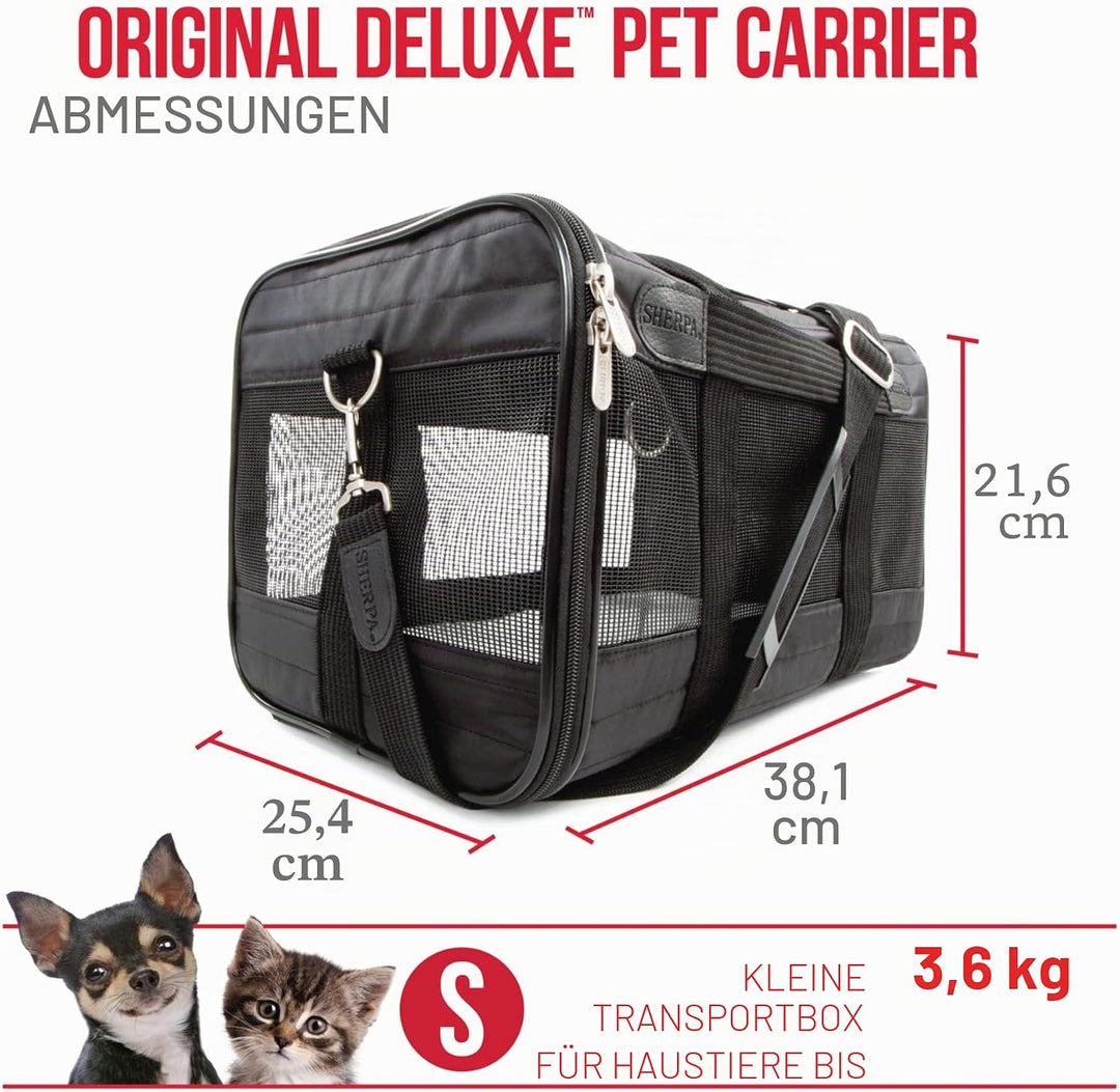 Sherpa Q55531 Original Deluxe, S, schwarz L 38 x B 25 x H 22 cm schwarz, L 38 x B 25 x H 22 cm schwa