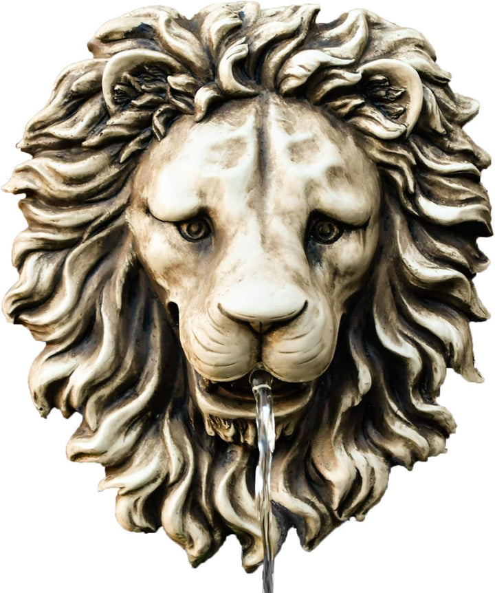 Köhko Wasserspeier Löwenkopf Höhe ca. 37 cm 15001 Wanddekoration, Löwenkopf