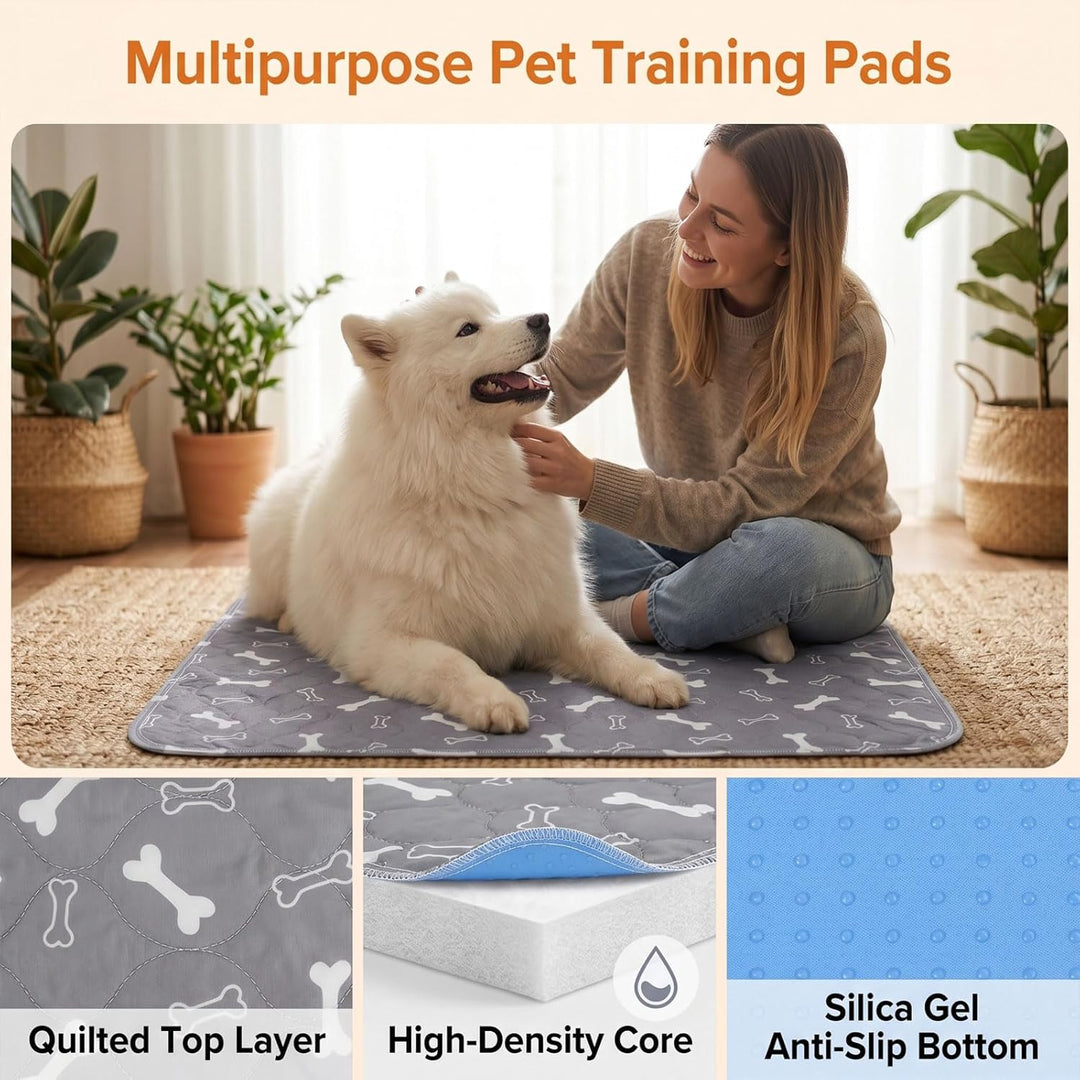 Wiederverwendbare Hunde-Pipi-Pads, super saugfähig, auslaufsicher & waschbar, M310g, wasserdicht & r