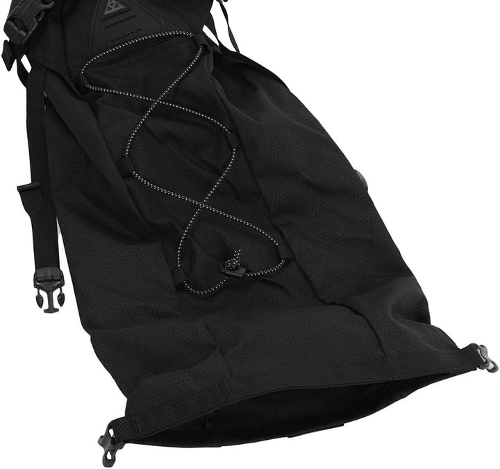 Topeak BackLoader Sattelstützen-Fahrradtasche, 6L 15 Liter / L Schwarz, 15 Liter / L Schwarz