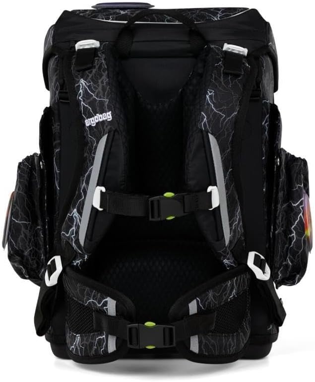 ergobag Cubo Light Jumbo Special Edition Schulranzen Set 7tlg. inkl. Fan-Box (Super ReflektBär), Sup