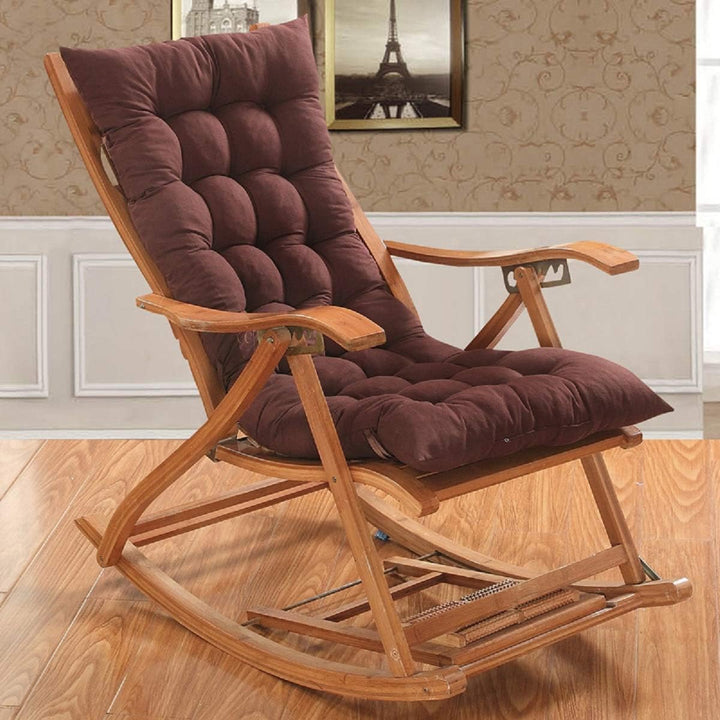 CAVATINY Stuhlkissen Sitzkissen und Rückenkissen für Schaukelstuhl Gartenmöbel Indoor Outdoor Patio