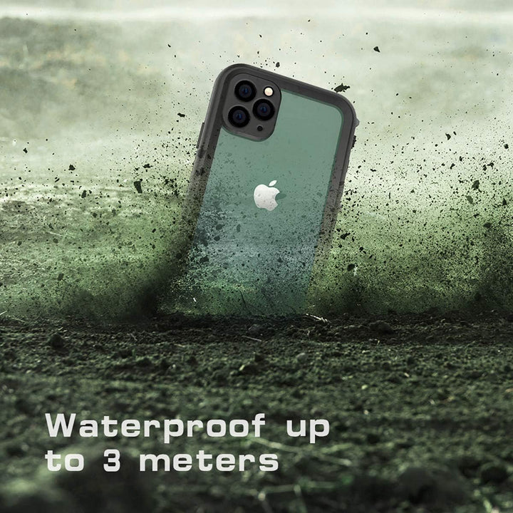 AICase wasserdichte Schutzhülle für Apple iPhone 11 Pro, IP68-zertifiziert, 360 °, wasserdicht, stos