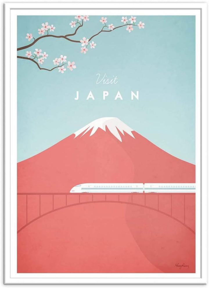Wall Editions Art-Poster - Visit Japan - Henry Rivers