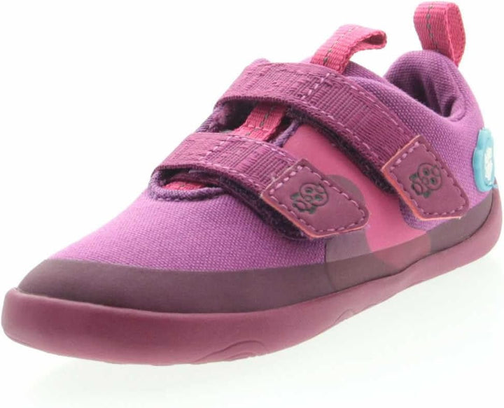 Affenzahn Barfussschuh Baumwolle Lucky Klettverschluss Vegan rutschfest Flexibel Reflektierend für d
